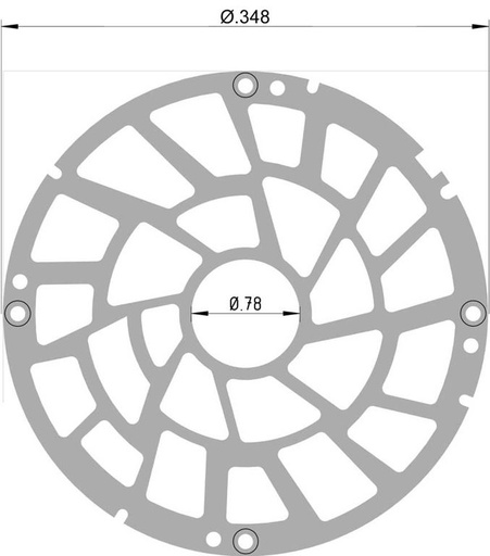 [RTK-MC1071] Cutting Screen Multichopper Benedict